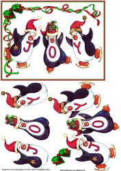 Christmas Joy Penguins