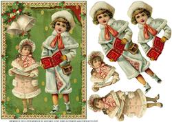 Vintage Christmas Carolers
