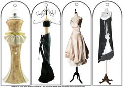 Vintage Fashion Bookmarks
