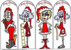 Four Stella Themed Bookmarks