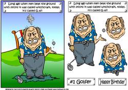 Gordon the Golfer Plays Golf