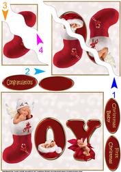 The Christmas Baby Wavey Side Stacker