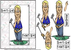 Gordon Golfer is Foced to Work