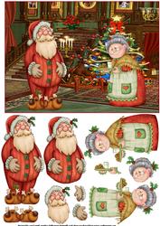 Mrs Claus Brings Santa Cookies