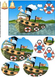 The Birthday Tug Oval Pyramid