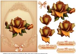 The Framed Burnished Rose