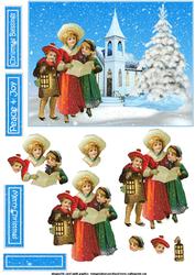 The Vintage Carolers at Church