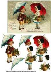 Vintage Christmas Children