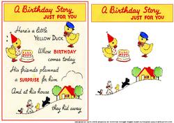 Childs Vintage Birthday Topper