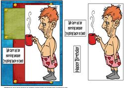 Bert's Going Back to Bed Quick Card