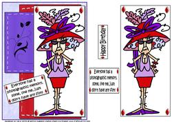 Stella's Memory Has Gone Quick Card