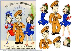 Vintage to the Boys in Uniform