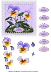 Pansies and Lace