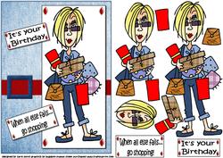 J.j Lets Go Shopping Decoupage