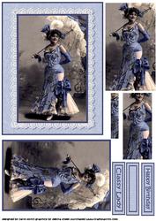 Classy or Sassy Vintage Lady Pyramid