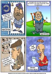 Selection of Four Humourous Toppers for the Men