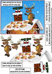 Oops Santa's Stuck