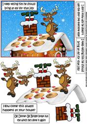Santa's Stuck in the Chimney 2