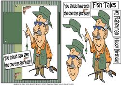 Sam the Fishermans Tales Decoupage