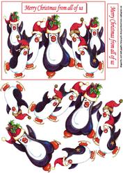 Merry Christmas from All of Us Decoupage
