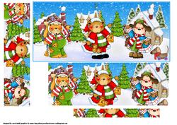 Cute and Colourful Dl Christmas Pyramid