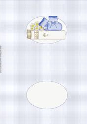 Baby Boy Christening Insert