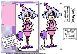 Stella Says She's Very Gullible Quick Card