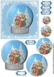 Christmas Carolers Snow Globe