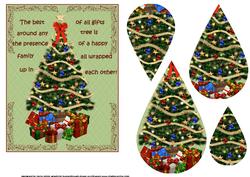 The Family Christmas Tree Teardrop