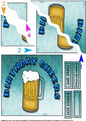Birthday Cheers Turquoise