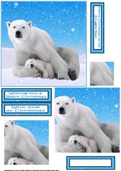 Merry Christmas Snuggle Bear