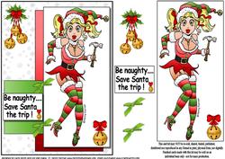 The Sexy Christmas Elf Quick Card