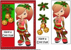 Cool Yule Chick Quick Card