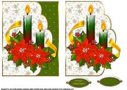 The Two Candles Faux Envelope