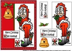 Gus Says Bah Humbug Quick Card