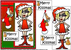 J.j Says Merry Kissmas Quick Card