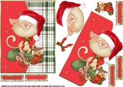 Cute Christmas Friends, Quick Card