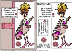 J.j,s Thankful for Her Education Quick Card