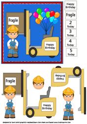 Fork Lift Boy Birthday