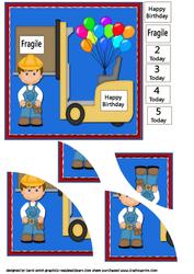 Fork Lift Birthday Boy Corner Stacker