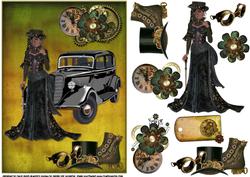Vintage Steampunk Lady