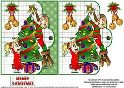 Lets Trim the Christmas Tree Quick Card