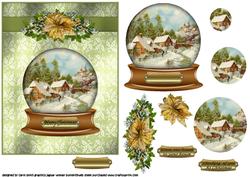 Christmas Snowglobe Scene