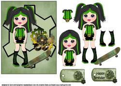 Steampunk Goth Girl