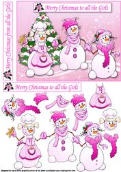 Merry Christmas to All the Girls Pink