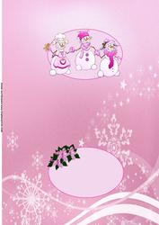 Merry Christmas to the Girls Pink Insert