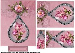 Sweetheart Roses Pendant Pyramid
