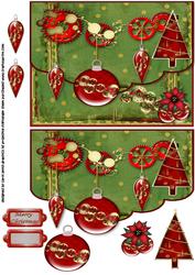 Steampunk Christmas Faux Envelope