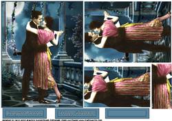 The Vintage Couple Waltz in the Moonlight