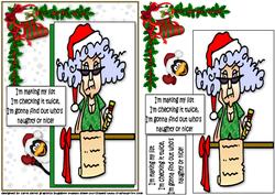 Stella's Making Her Christmas List Quick Card